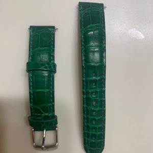 16 mm Genuine Alligator Michele watch strap